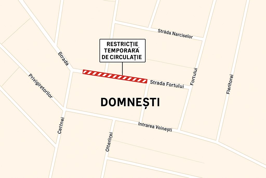 Restrictii de circulatie in Domnesti Ilfov