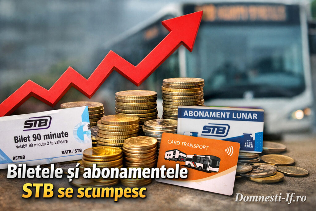 Biletele și abonamentele STB se scumpesc