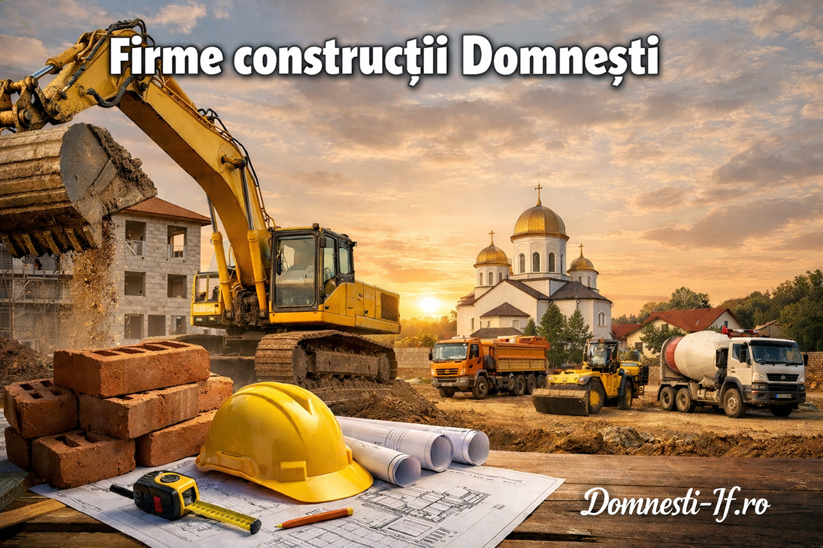 Firme constructii Domnesti Ilfov