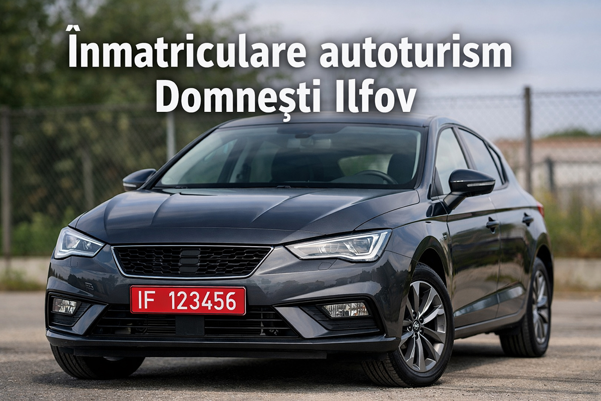 Înscriere mașină Domnești-Ilfov