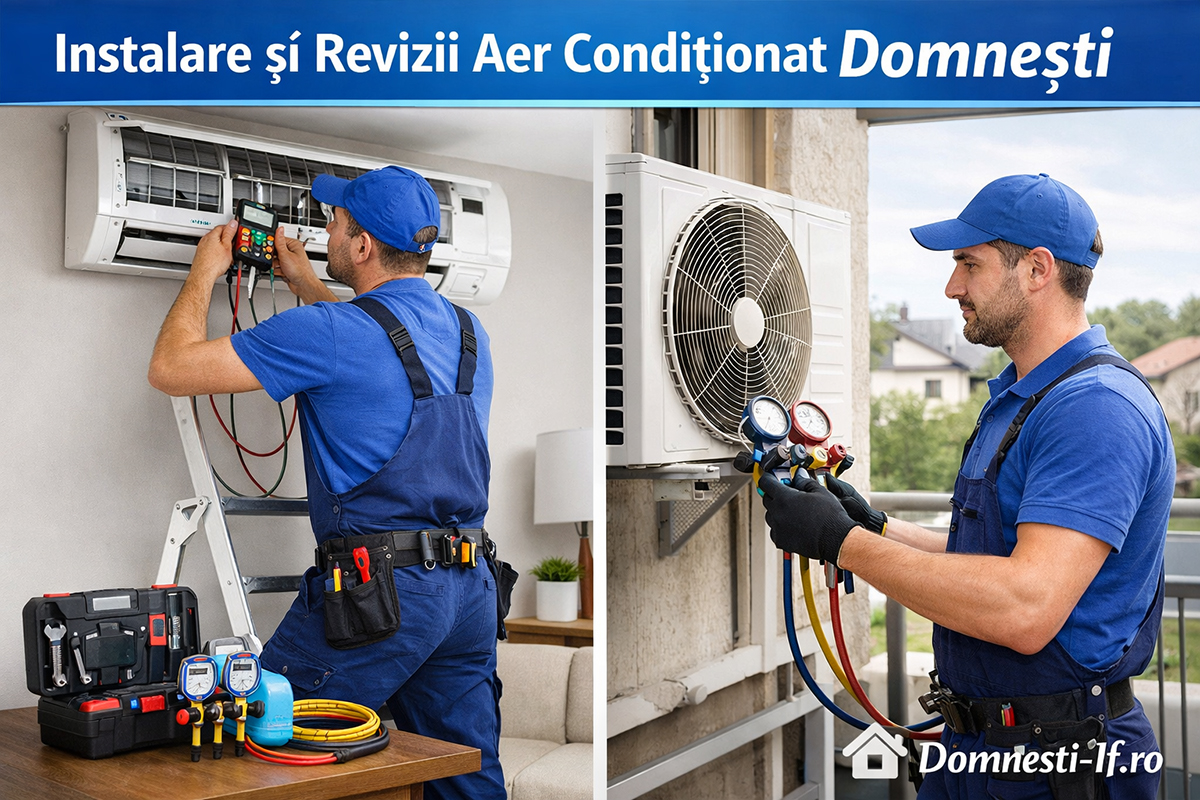 Instalare si revizii Aer Conditionat Domnesti Ilfov
