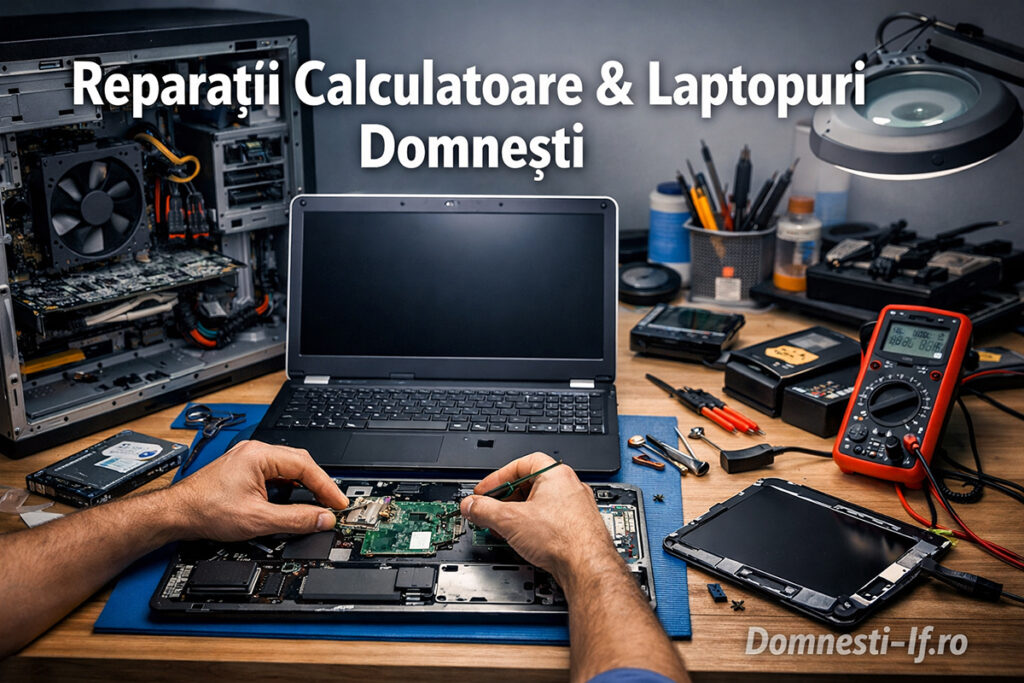 Reparatii calculatoare si laptopuri Domnesti Ilfov