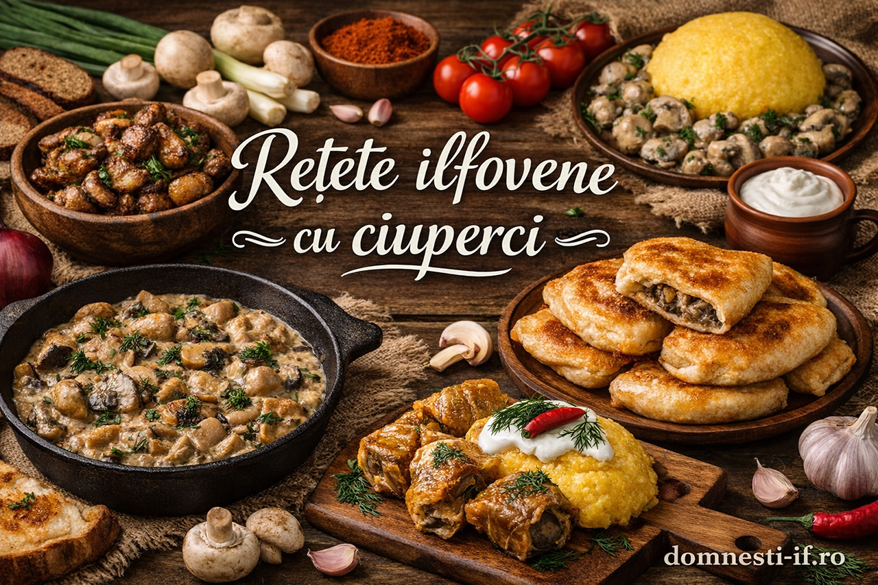 Retete ilfovene cu ciuperci Domnesti