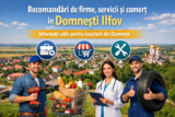 Recomandări pentru locuitorii din Domnești